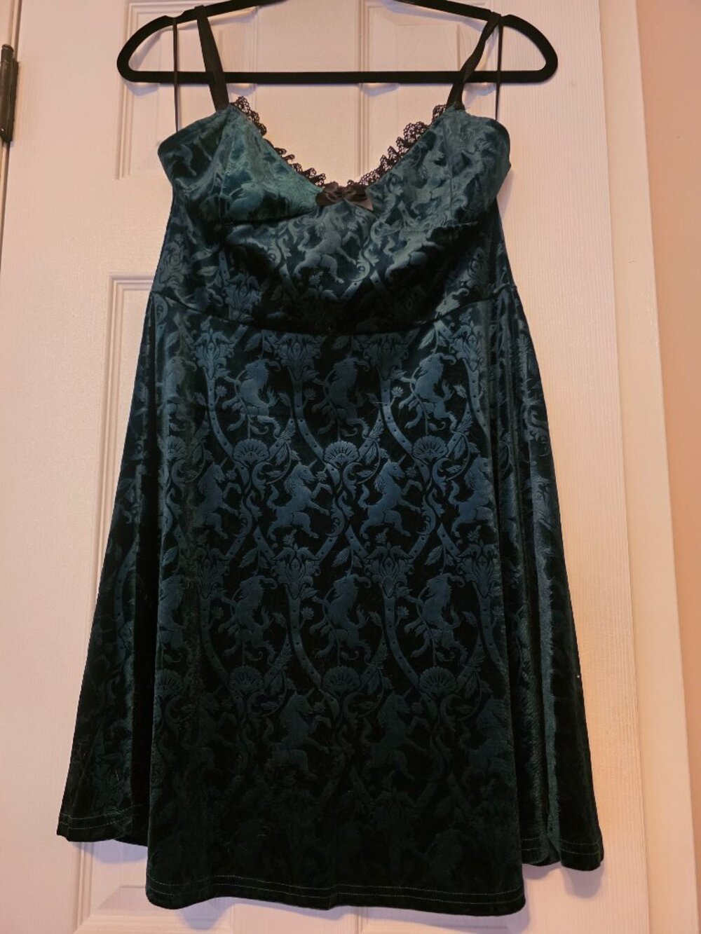Killstar velvet mini dress